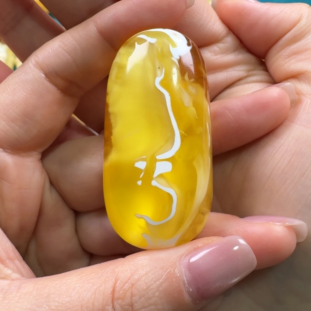 手链琥珀未镶嵌同料