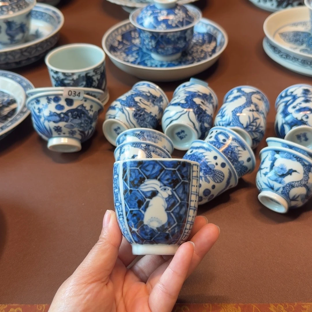 手工手绘茶具微瑕