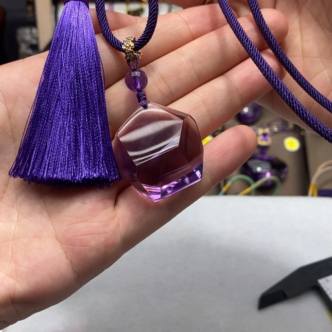 水晶吊坠(赠链)未镶嵌随行吊坠