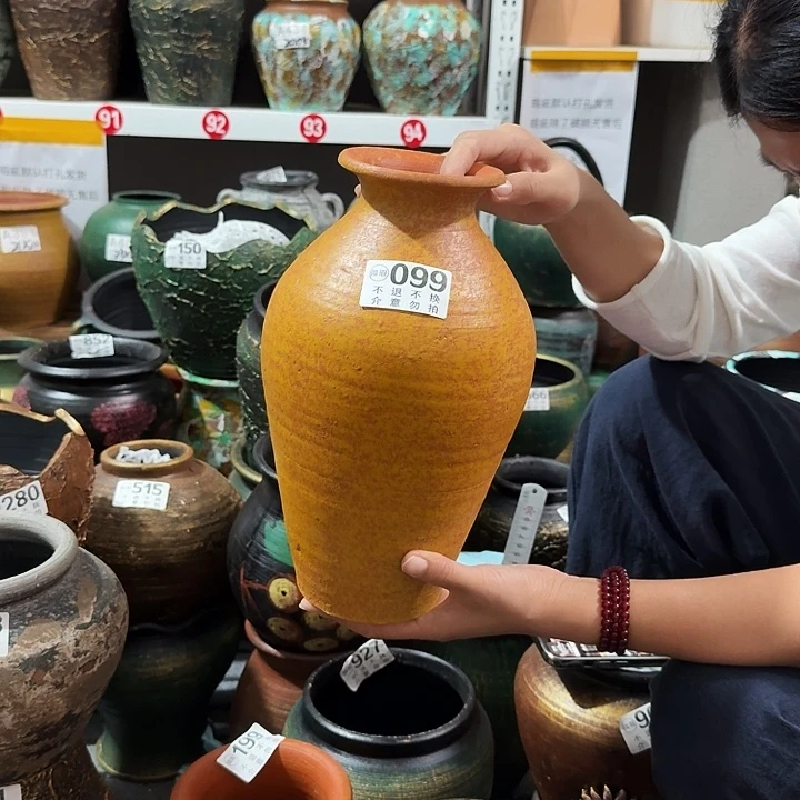 黄色美人瓶099高度30外口10