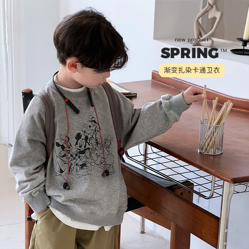【卫衣，剩100-130】ivan家童装2025春装男女童上衣 杨 DZ4506
