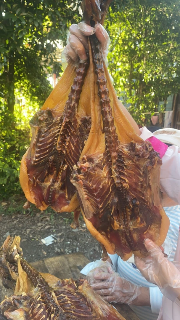 【湘水】湖南乡村美食  腊猪脸