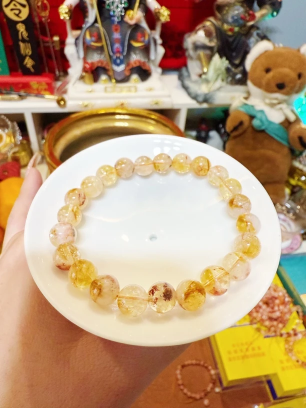 非金属仿水晶手链 ［黄多多］均码