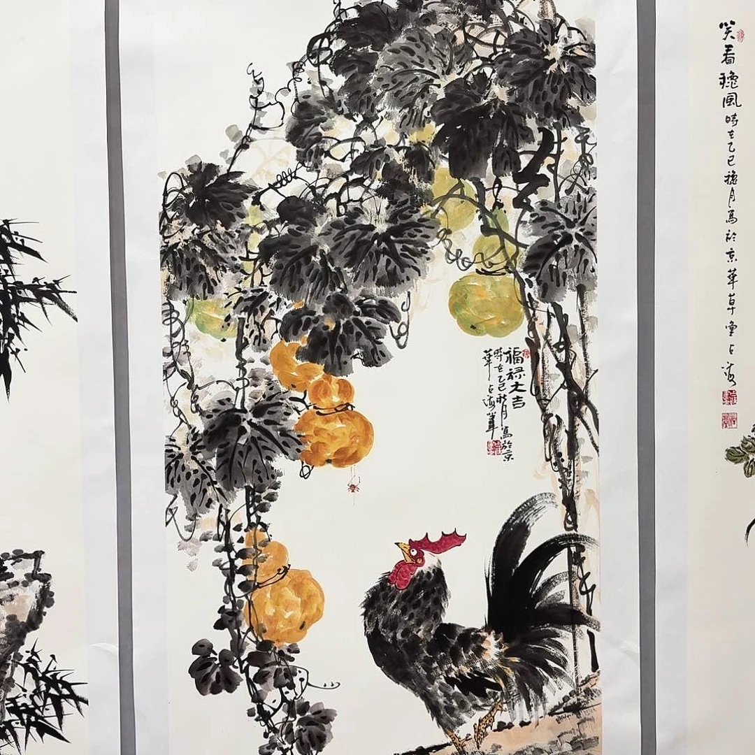 国画亲笔手绘放心去藏