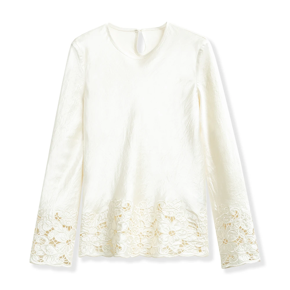 轻奢原创女士新中式提花上衣8939-351-6764