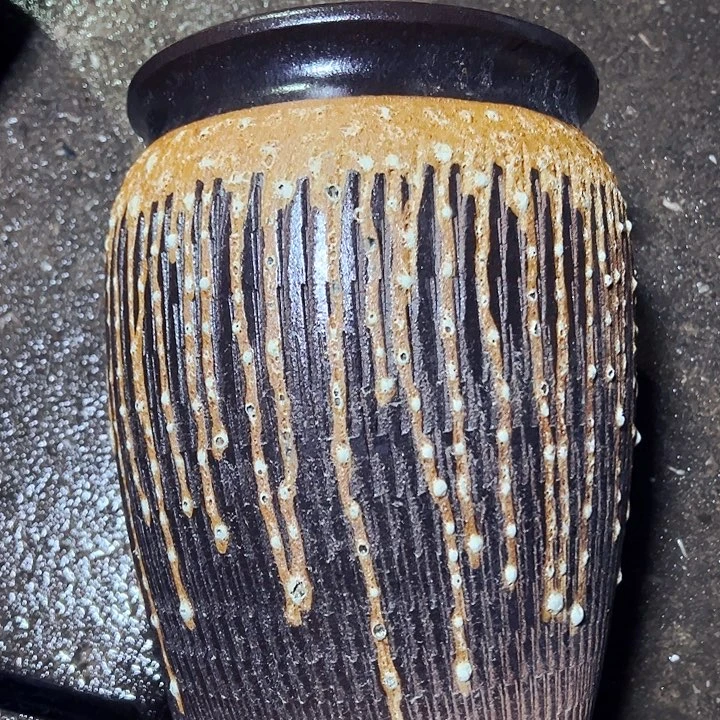 紫砂花盆高约31口约20