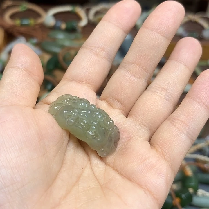 闲***鹤手绳未镶嵌和田玉