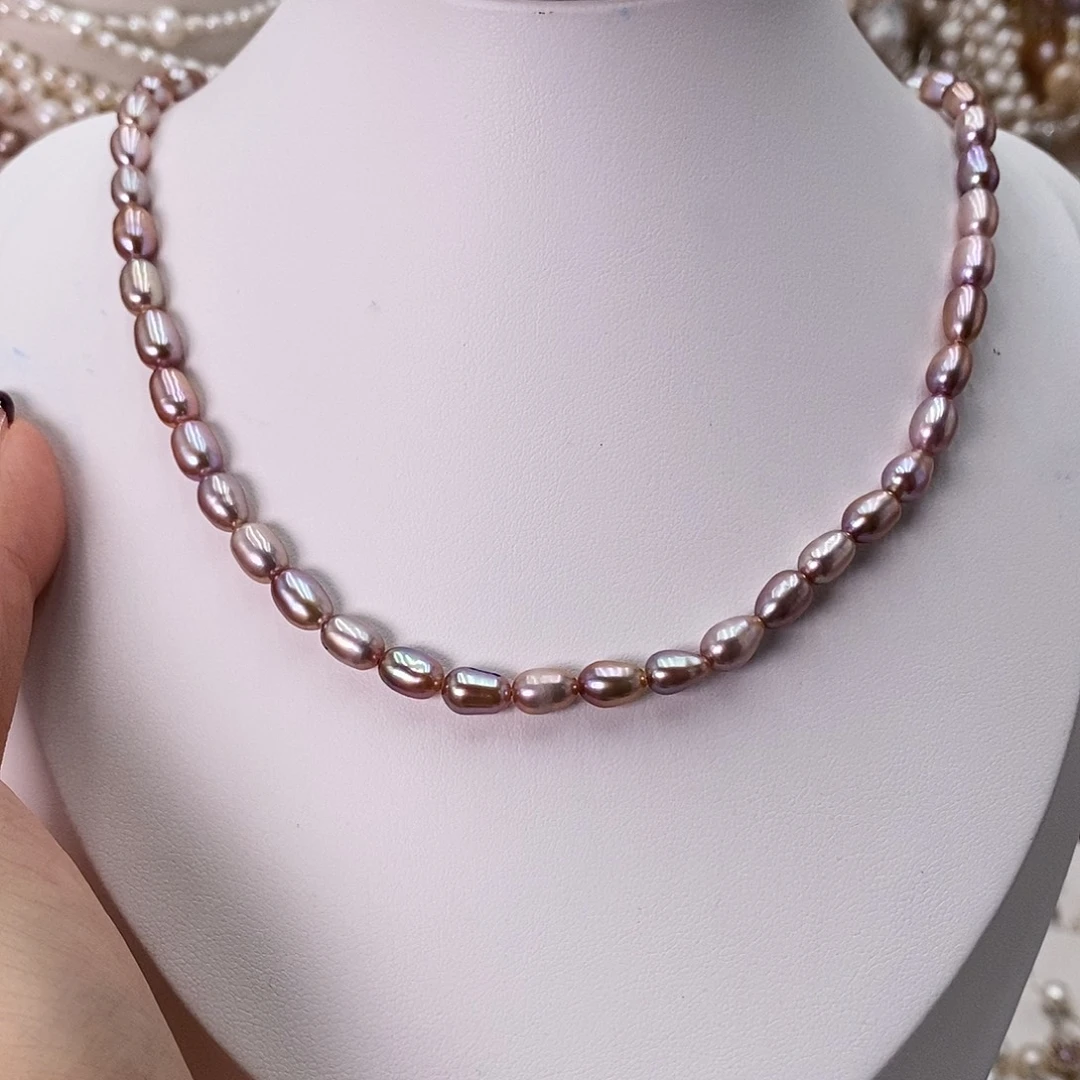 银S925镶嵌淡水珍珠耳饰