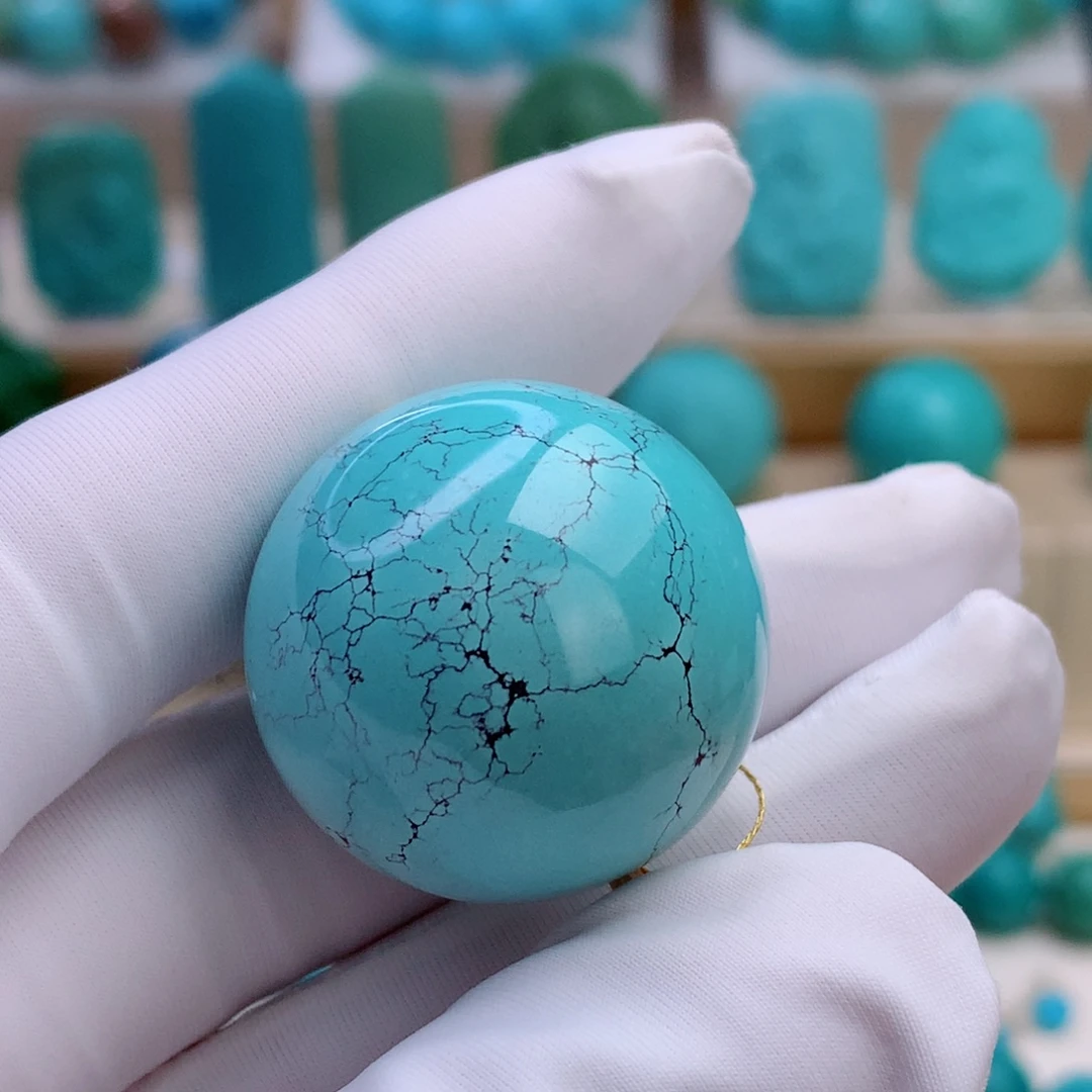 绿松石未镶嵌挂件