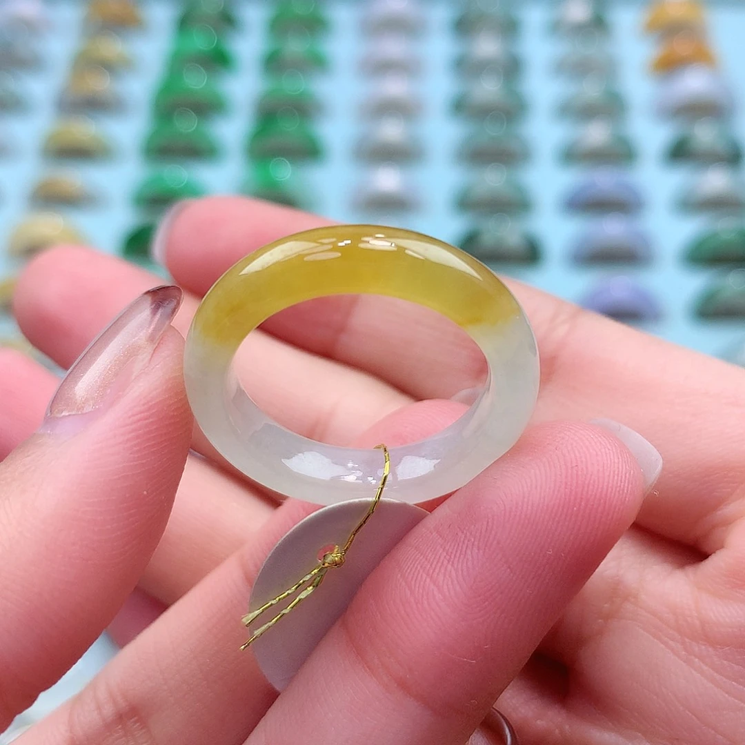 未镶嵌戒指翡翠爱****儿19圈