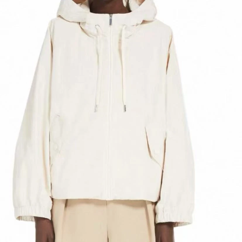 <老尚家025>连帽女极简风常规款风衣外套春秋季潮流女装