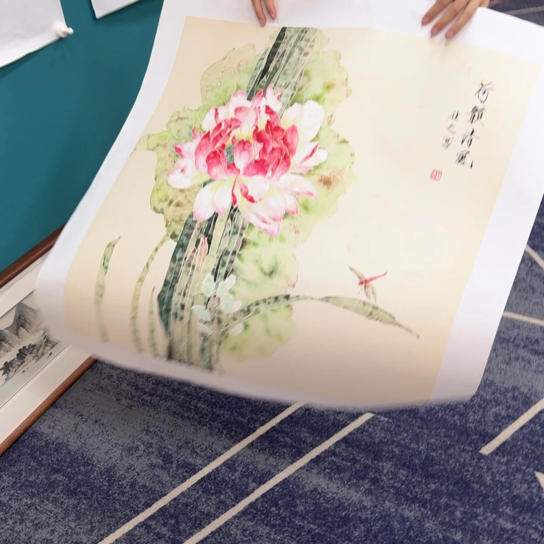 国画国画作品山水花鸟