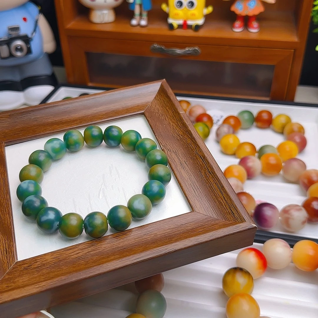 手串菩提根/象牙果卡15干磨花皮