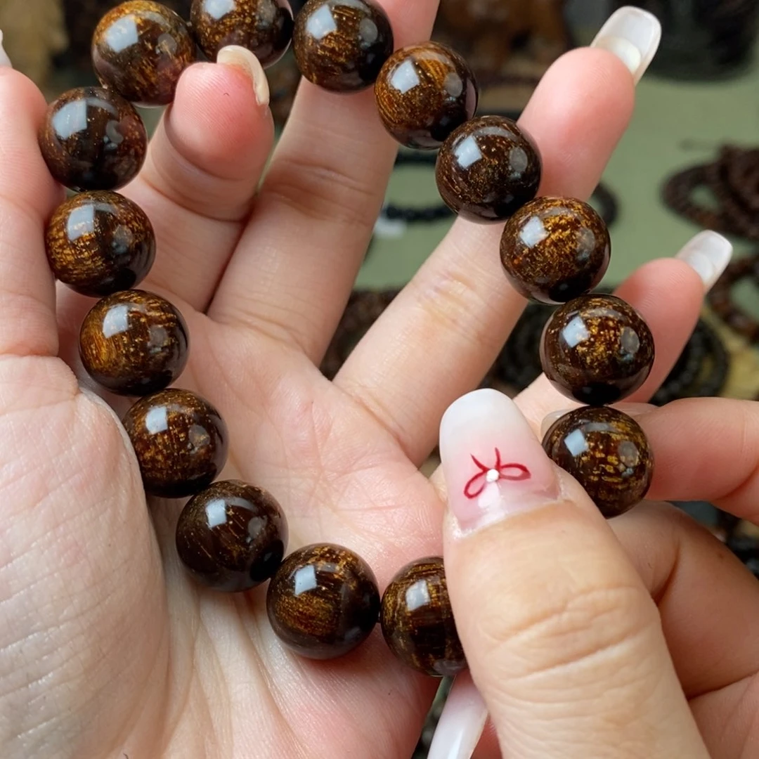 贡木手串/手链1.4洒金619