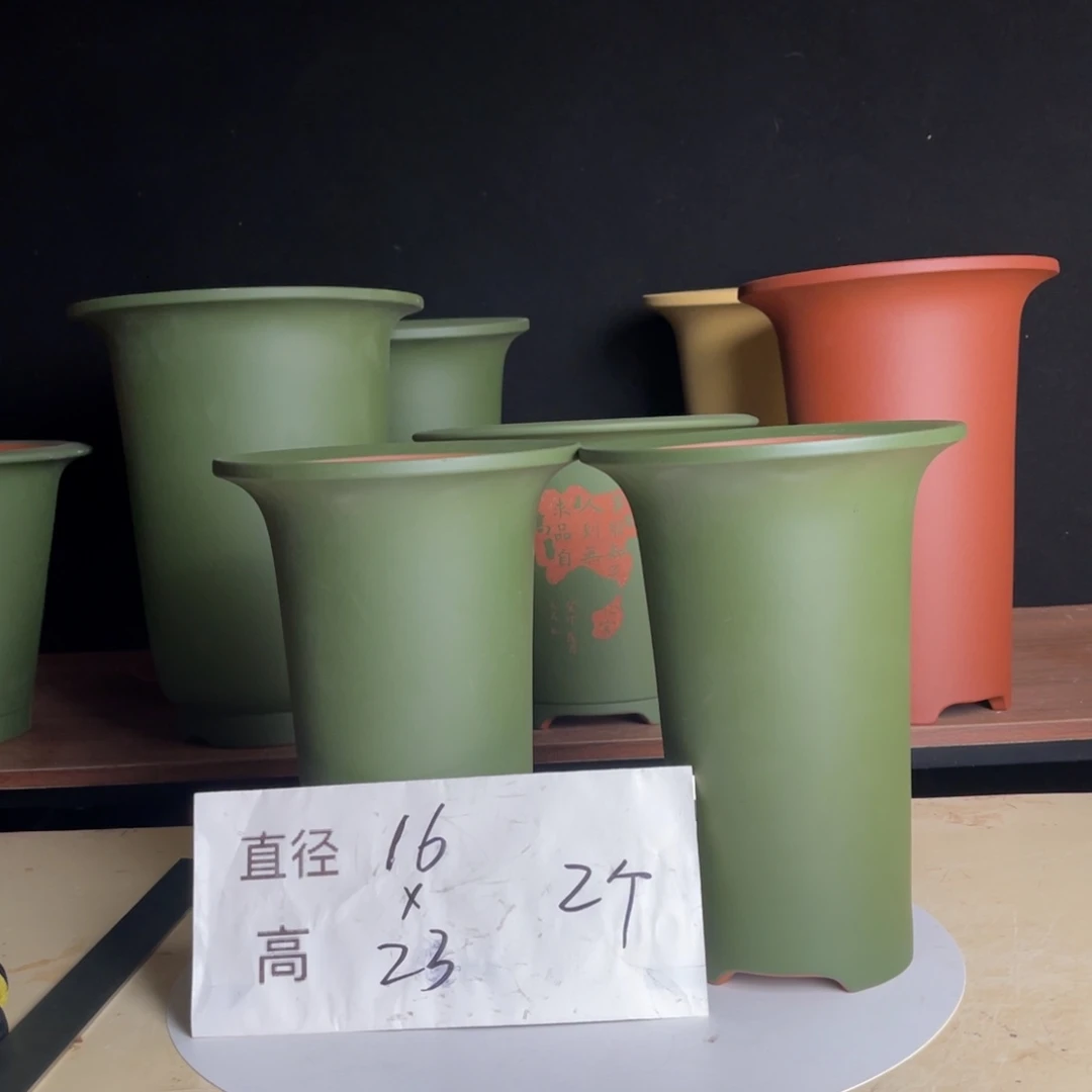 宜兴原矿紫砂花盆