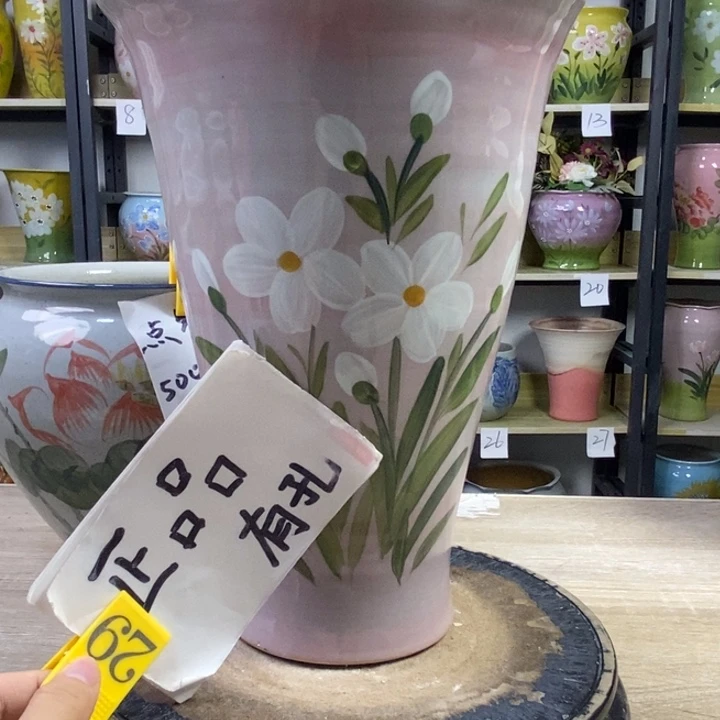 景德镇高温陶瓷花盆