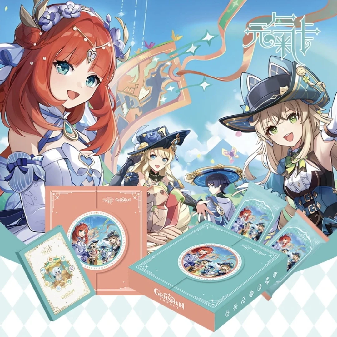 【柒柒浮浮】元气卡 神之眼第四弹 国卡二创 收藏卡牌(主播代拆)