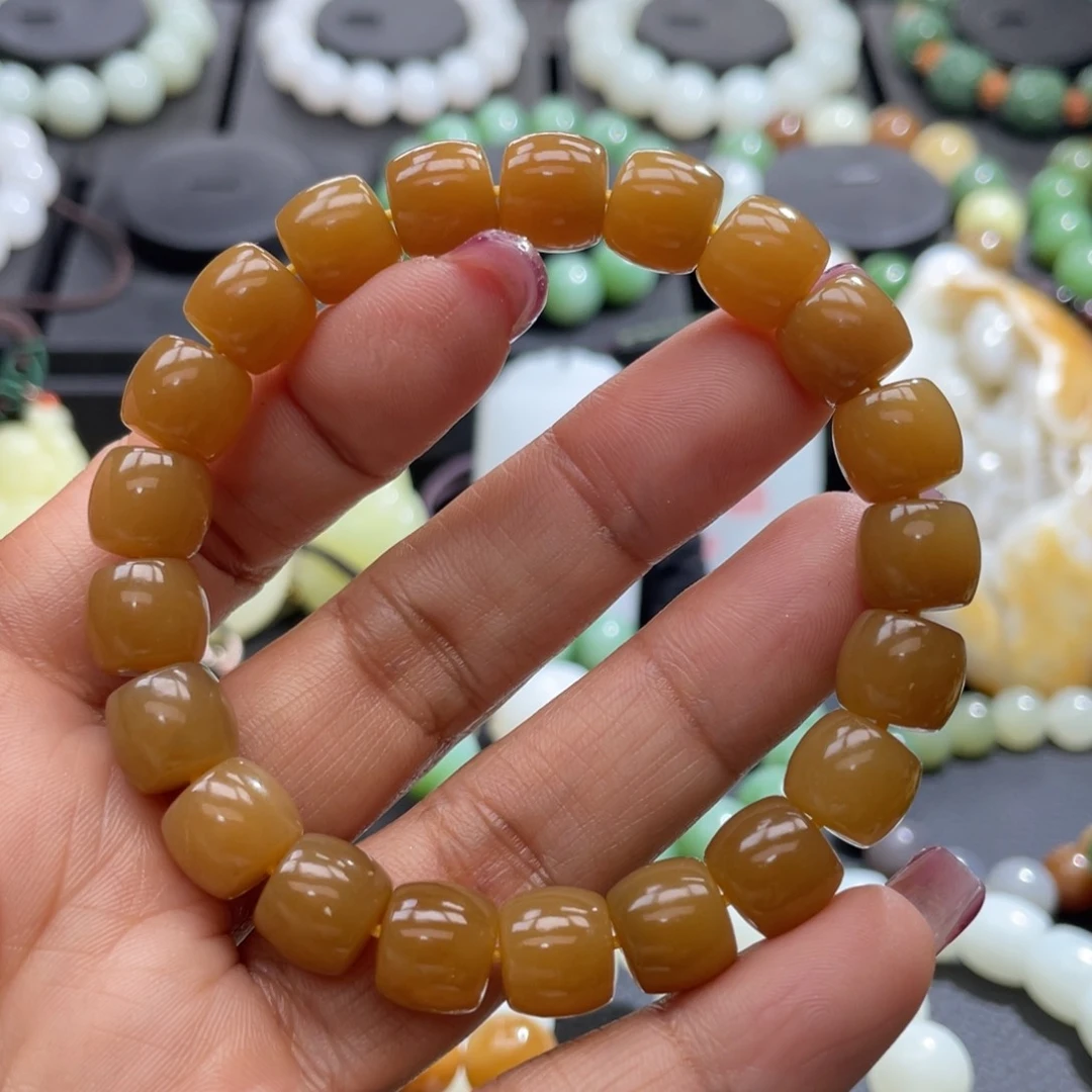 和田玉手串未镶嵌