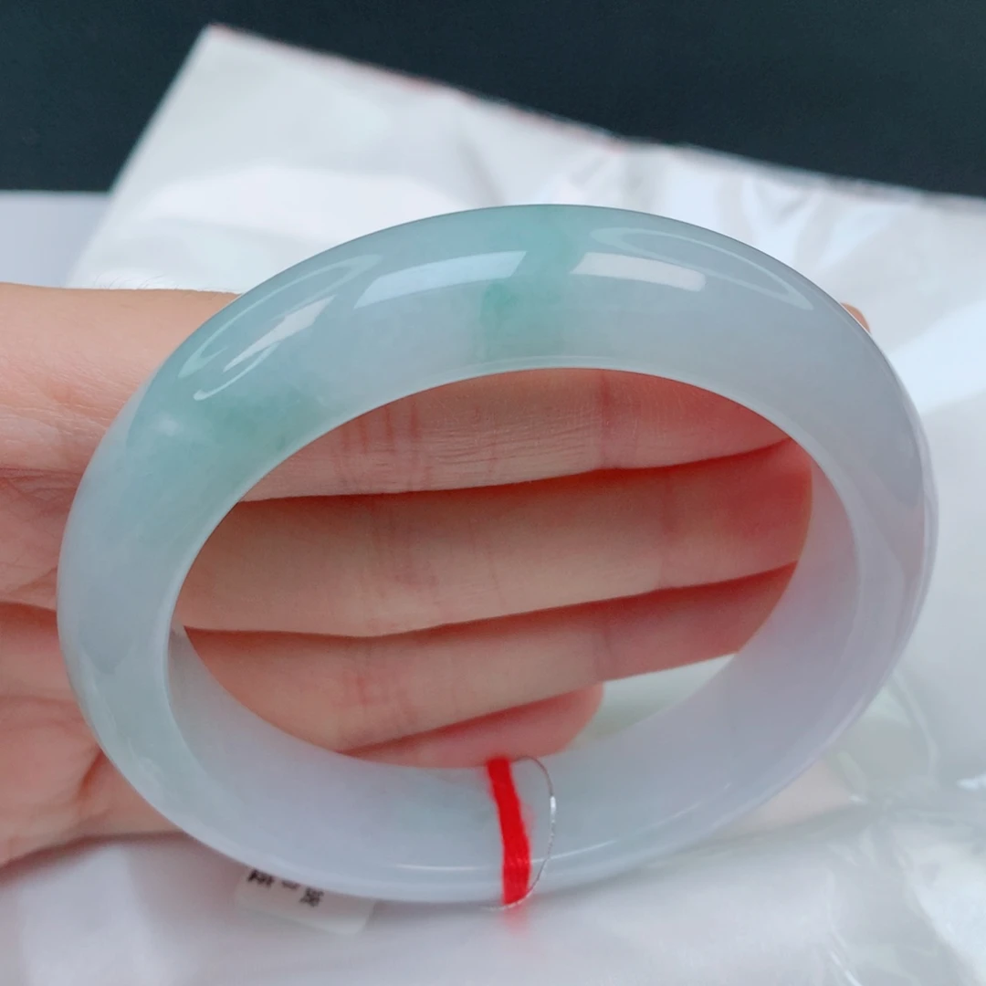 翡翠手镯未镶嵌58正圈