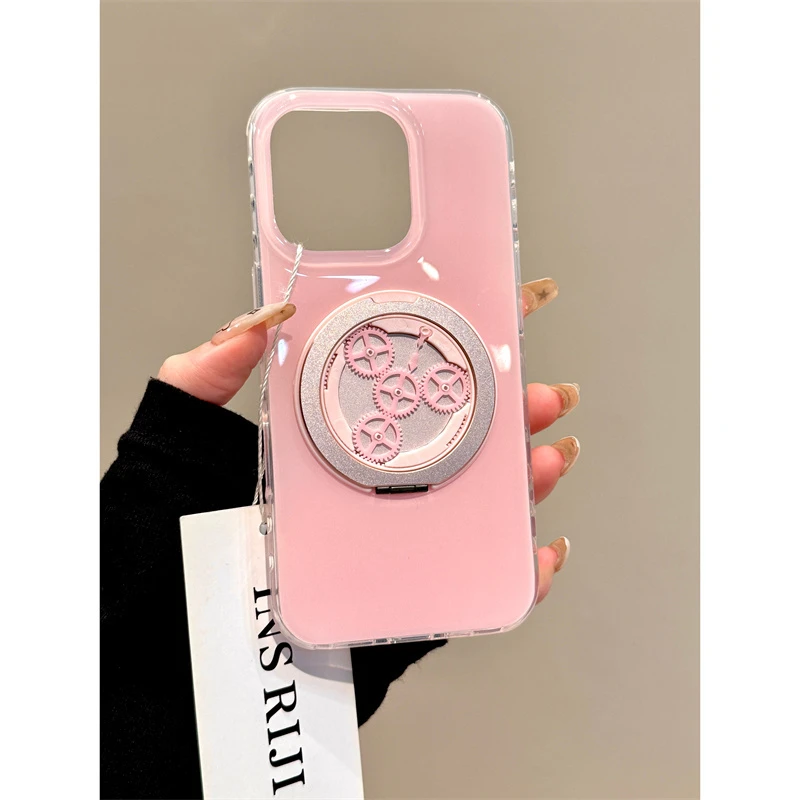 适用苹果iphone16promax360度旋转15pro简约14pro支架13ins手机壳