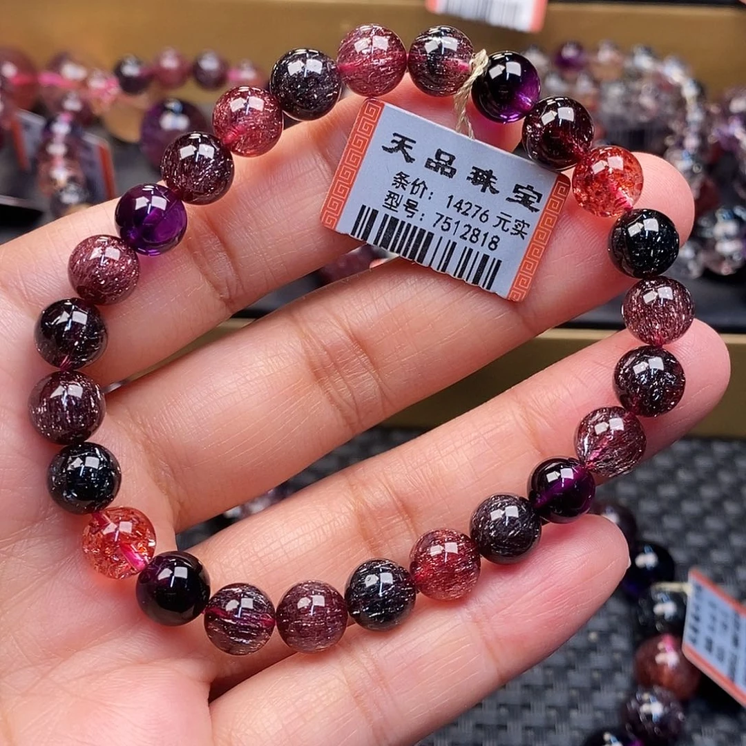 未镶嵌手链水晶超七手链7512818