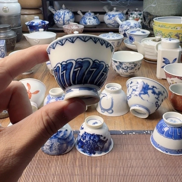 青花杯子茶具系列