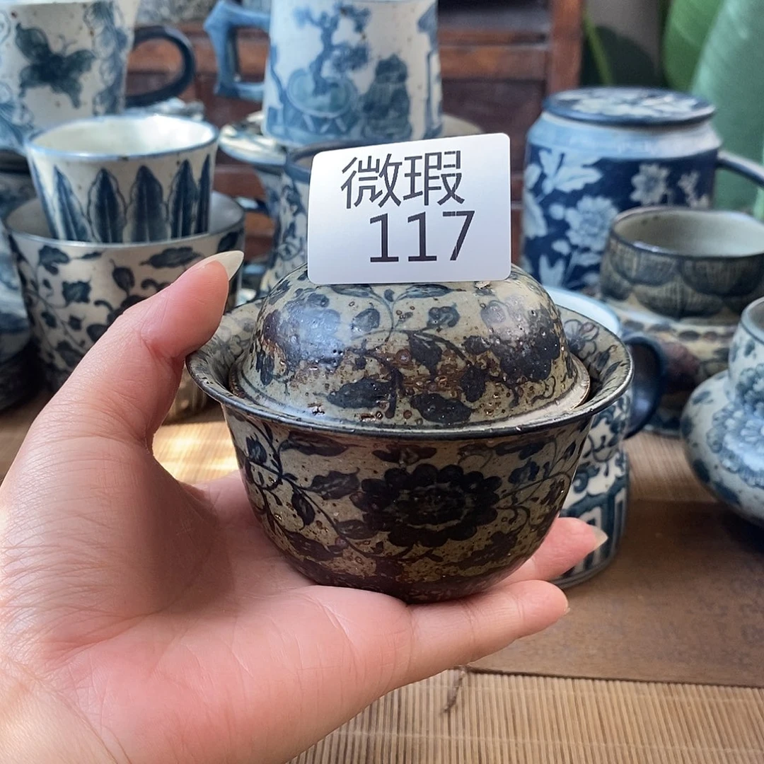 A***s手工手绘青花高温陶瓷