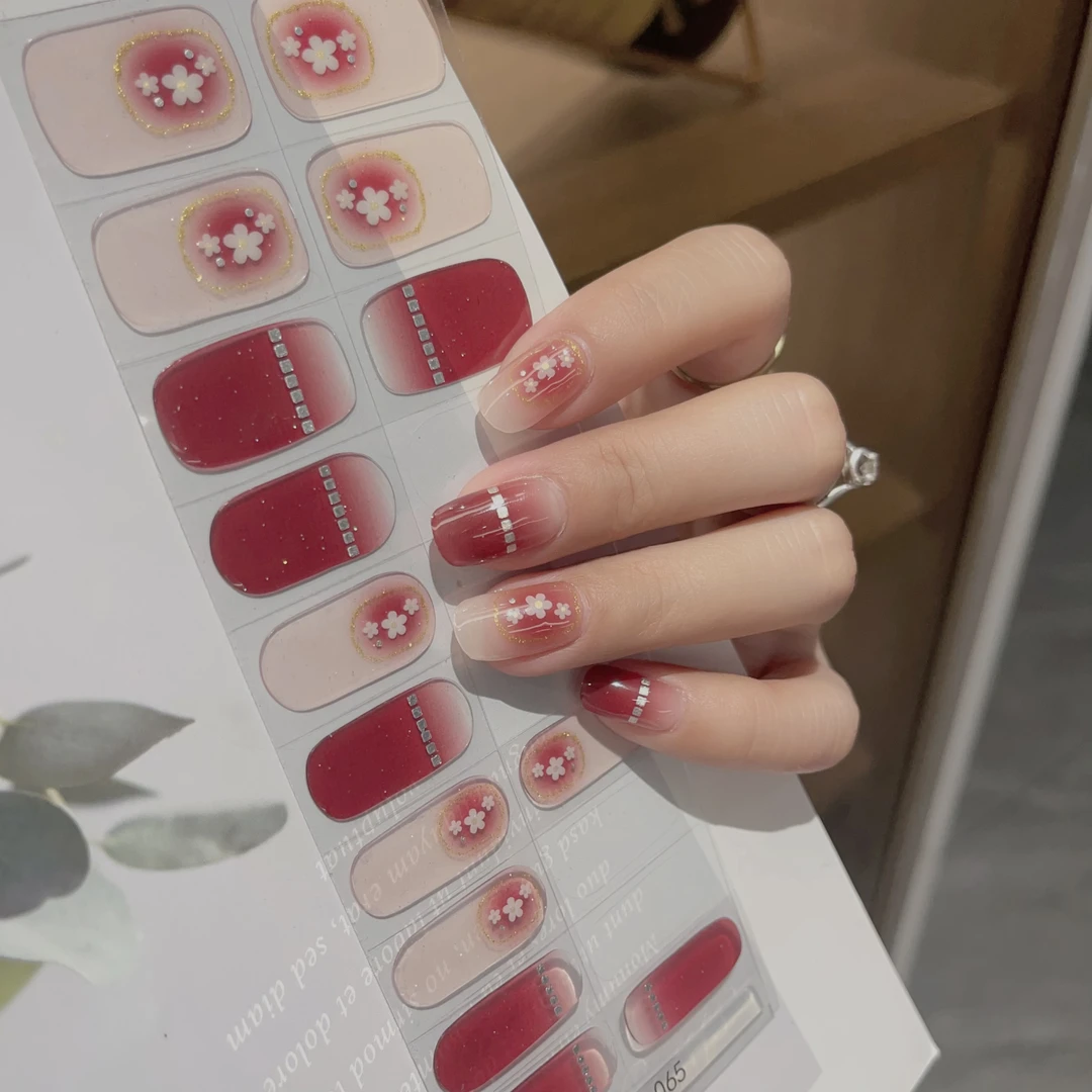 【雾里看花】R65~照灯变硬款半固化凝胶美甲贴