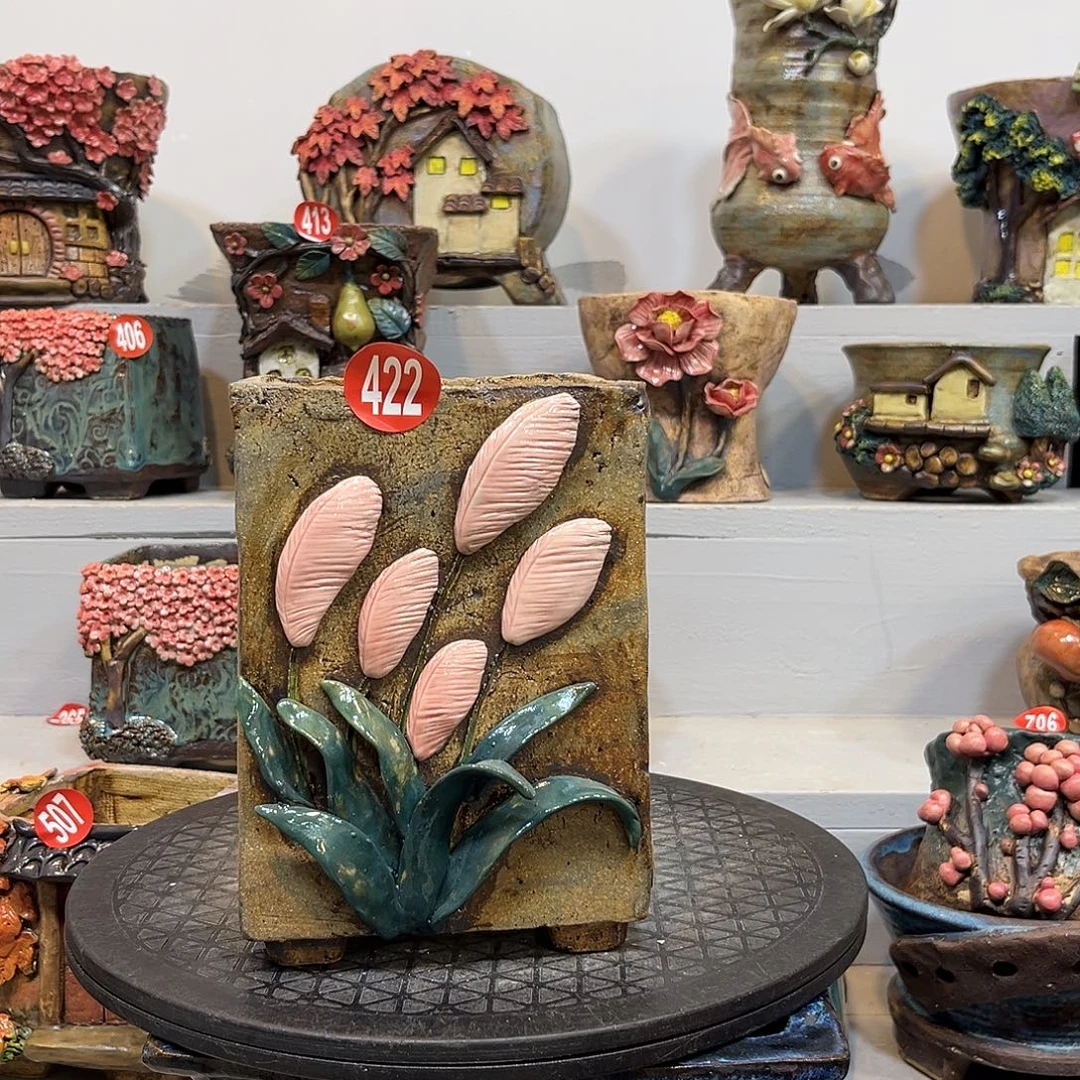 422 号陶然花器手工花盆