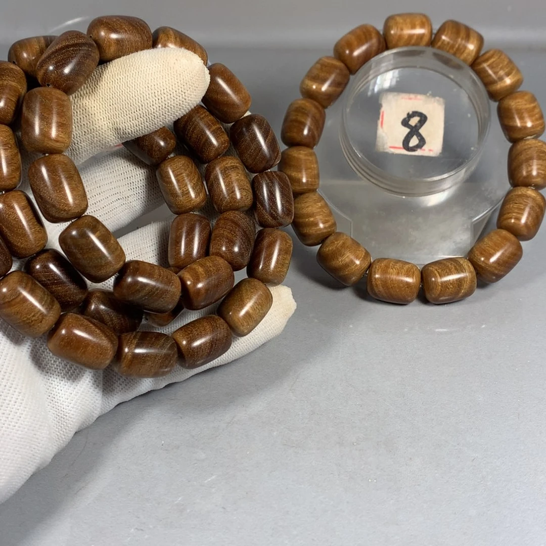 小***)把件柏木太行陈化崖柏手串