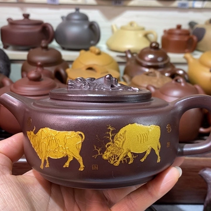 紫砂茶壶微瑕处理一把