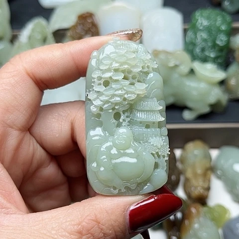 和田玉颈饰未镶嵌