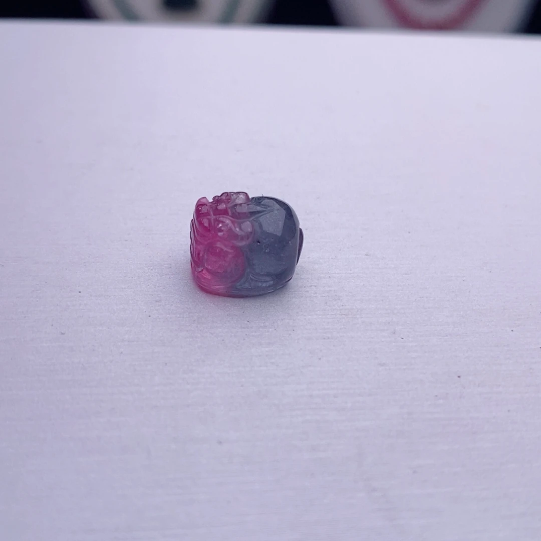 未镶嵌貔貅碧玺碧玺A貔貅