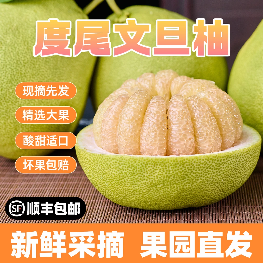 仙游文旦柚老树破损包赔现摘新鲜水果当季红心蜜柚子顺丰包邮礼盒