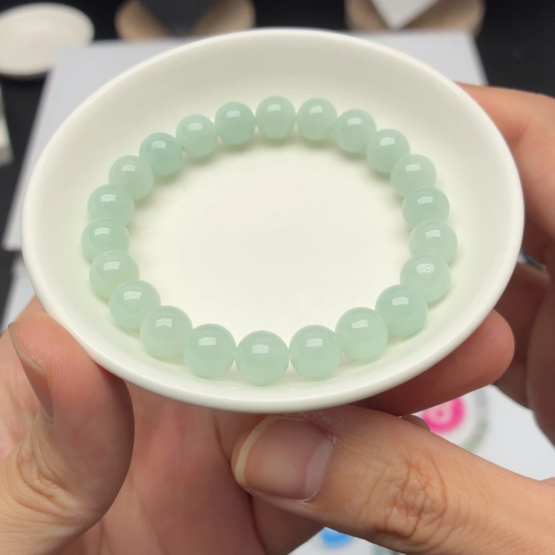 翡翠未镶嵌手链卡8.5