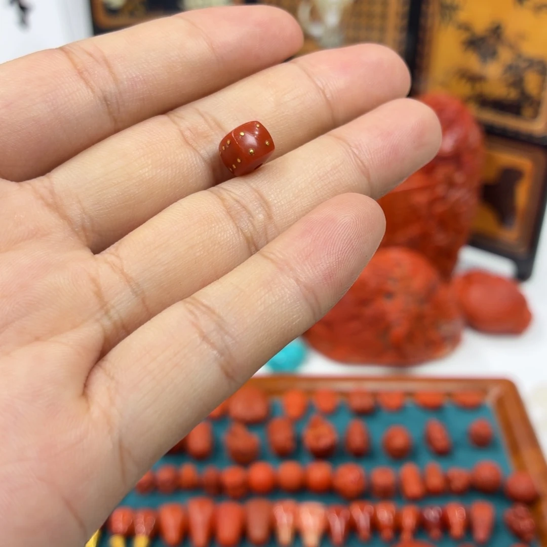 南红玛瑙未镶嵌配饰7.6mm