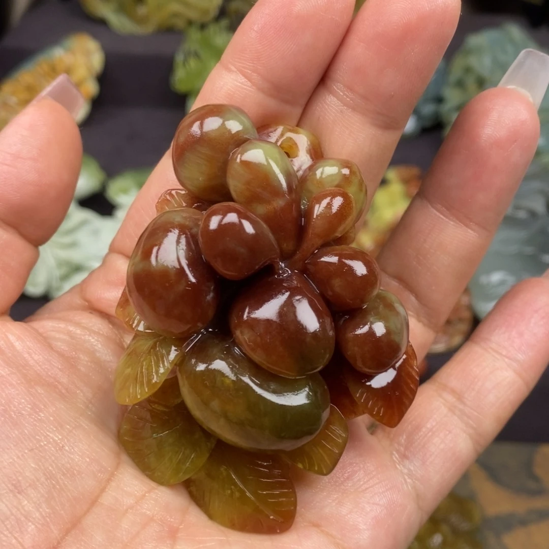 蛇纹石玉未镶嵌吊坠(赠链)睡****书