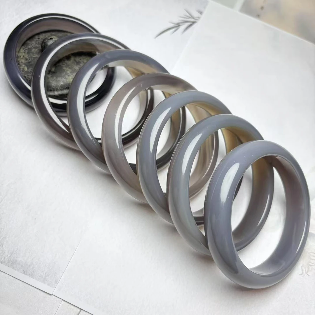 玛瑙烟紫手镯多样性发货拍一发一