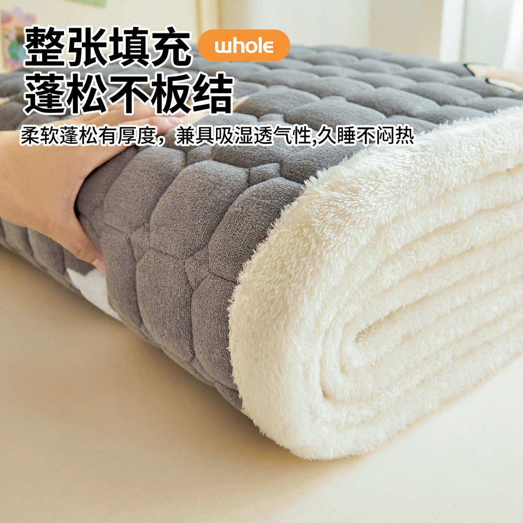 牛奶绒床垫软垫学生宿舍单人毯子床垫床铺垫褥子冬季加厚垫被铺底