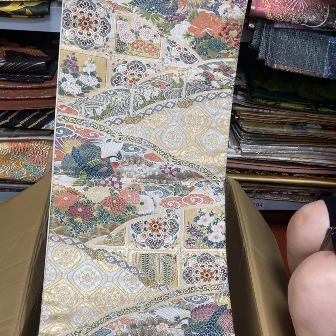 刺绣唐锦桑蚕丝正绢面料
