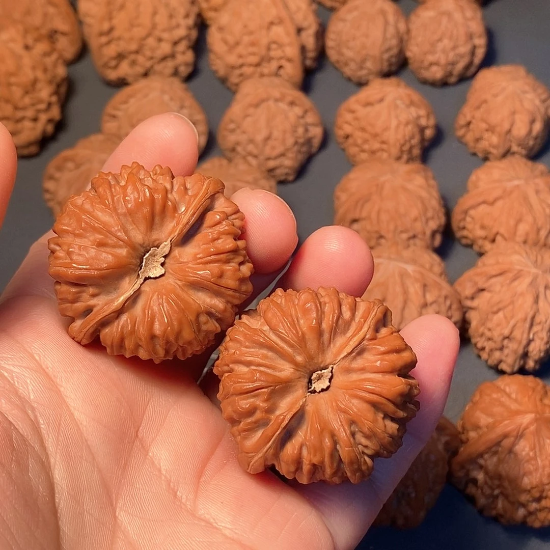 把件文玩核桃凹底40尺