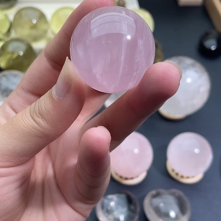 未镶嵌珠宝半成品水晶紫马粉 12