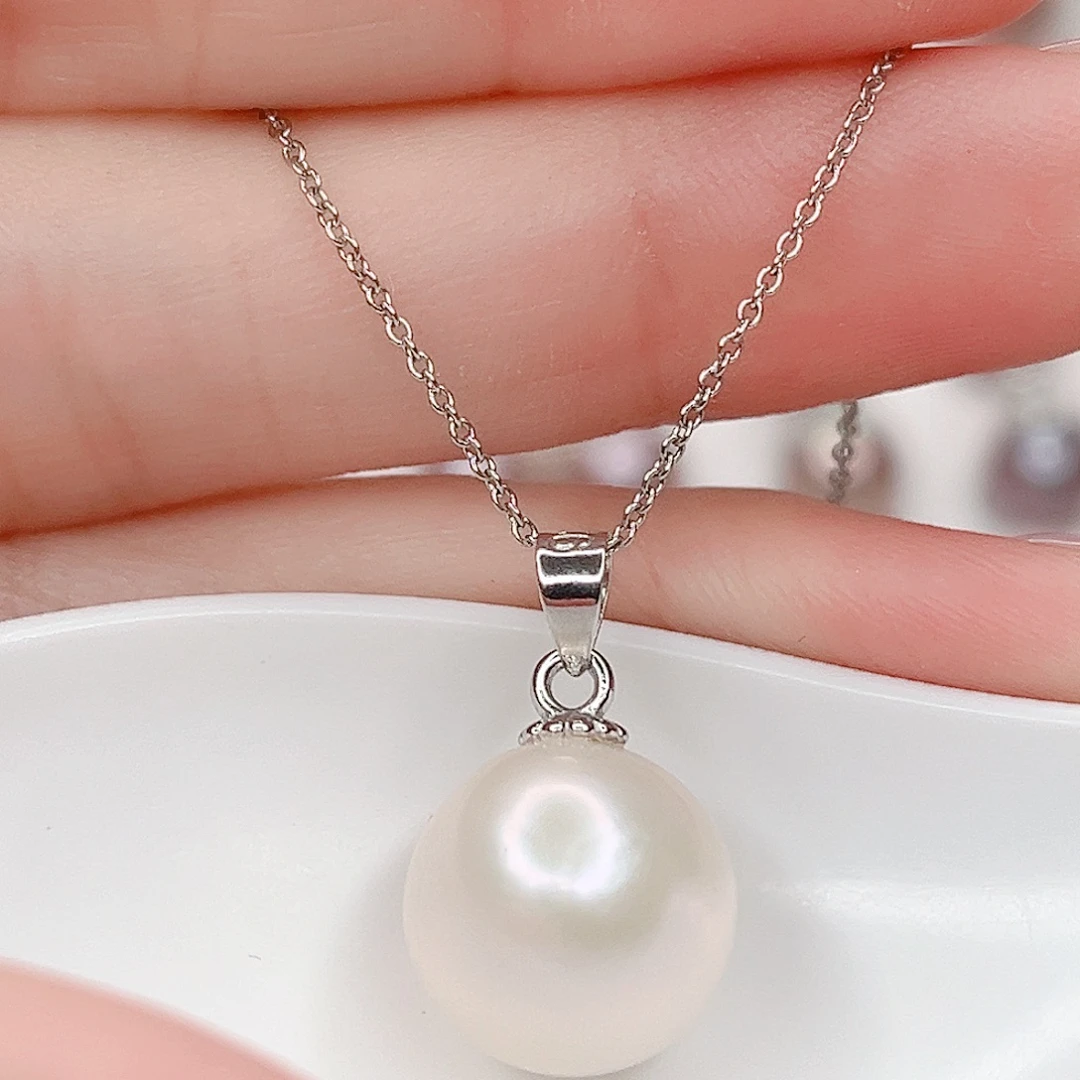 合金淡水珍珠吊坠(赠链)