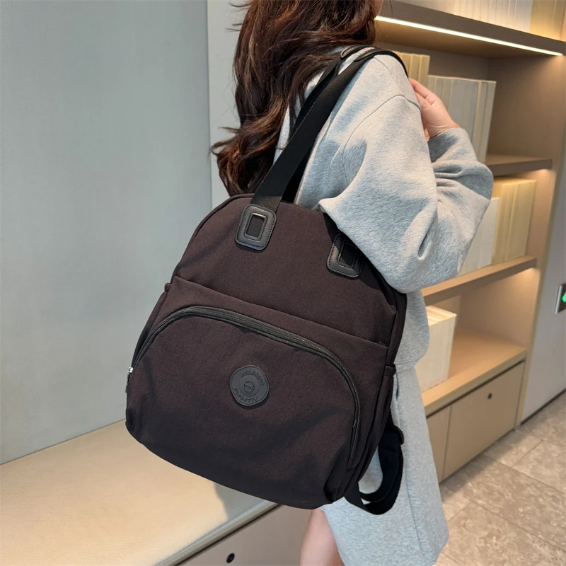 韩版耐脏猫头鹰背包日系女款随身包双肩包女双肩包时尚休闲百搭