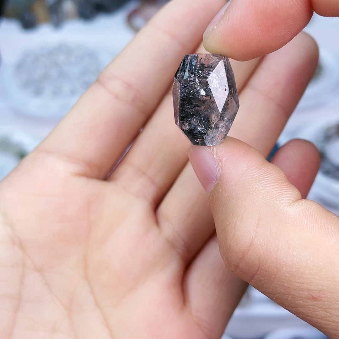 水晶水晶单珠 通孔未镶嵌