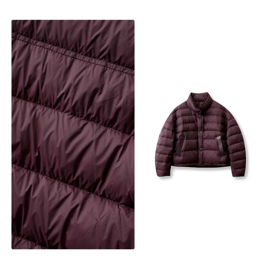 门店14&9/9!紫薯羽绒服」90%鸭绒轻薄小个子短款外套女 M13733