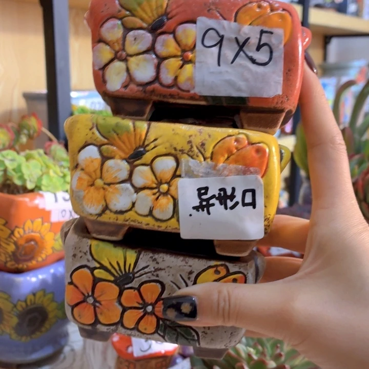 多肉花盆满15包邮