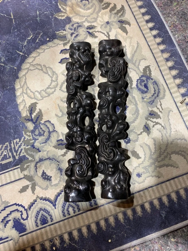 五星店铺：老紫檀雕刻镇尺