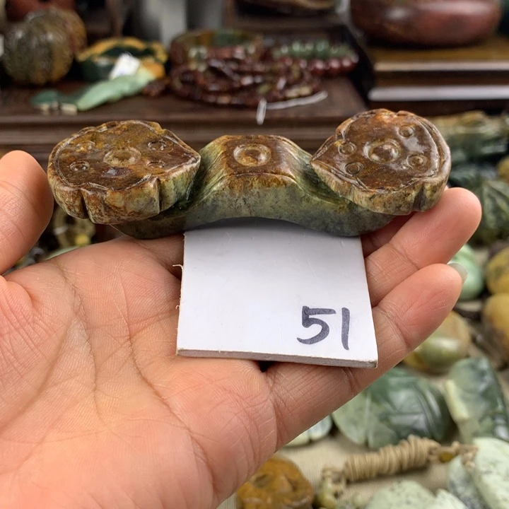 岫岩河磨玉（透闪石质玉）未镶嵌珠宝奇石