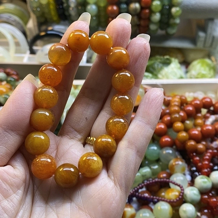 未镶嵌蛇纹石玉手镯小*